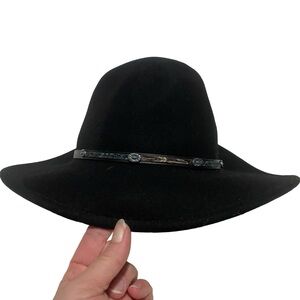 Rockmount Ranch Wear Black Crushable Felt‎ Wool Denver Western Hat 1842